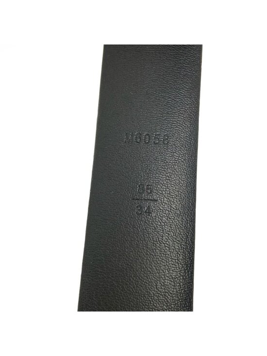 Louis Vuitton Belt Ceinture Neogram Noir Leather Cowhide